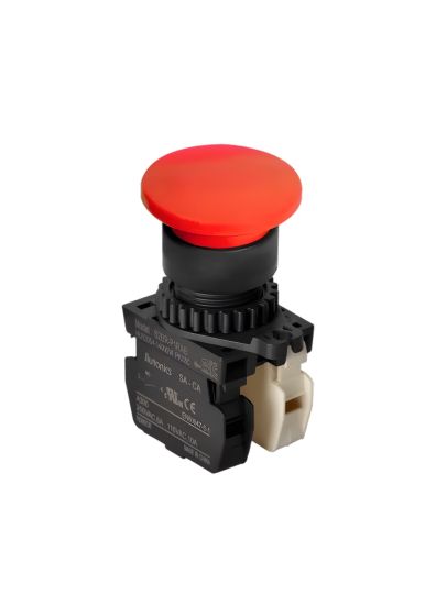 Autonics S2BR-P1RAB, Button type Extended, Red, Mushroom Head Push Button Switch