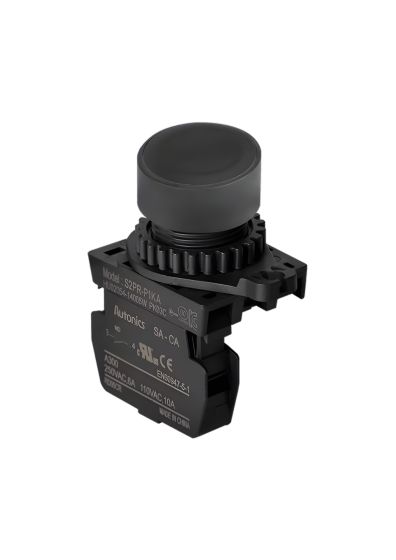 Autonics S2PR-P1KA, Non-illuminated, Black, Push Button