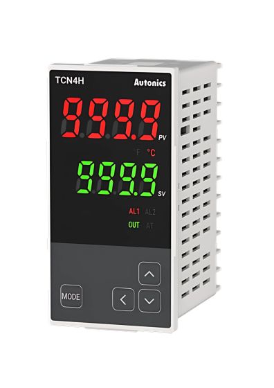 Autonics TCN4H-24R, Economical Dual Display PID Temperatur Controller, 4-digit 7-segment LED, Panel Mount