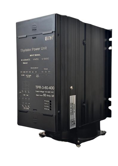 TPR-3-60-400||Three Phase Thyristor Power Controller, 4~20mAmp/0~10VDC Input, 60A with Fan 