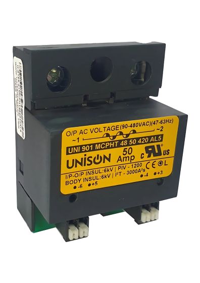UNI 901 MCPHT 48 50 420 AL5 ||Analog Input  AC Output, 50A Solid State Relay, Single Phase