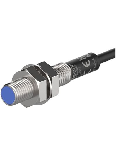 Autonics PRD08-2DP, Cylindrical Inductive Long-Distance Proximity Sensor, Sensing distance of 2mm, 3-wire, Flush