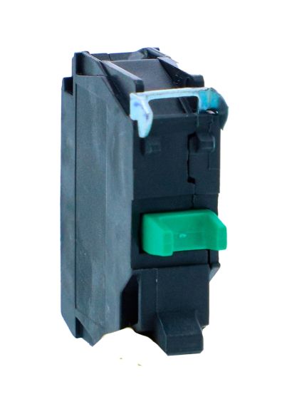 Schneider ZBE101N, Single contact block, Harmony XB5N XB7N, Silver alloy, Screw clamp terminal, 1 NO