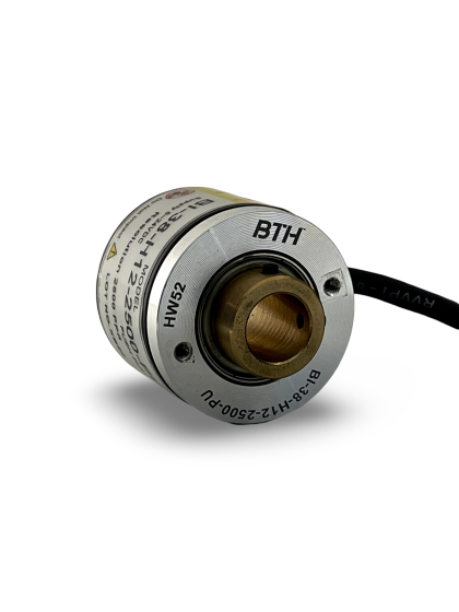 BI-38-H12-2500-PU||Incremental Rotary Encoder, Hollow Type, Diameter 38mm, Hollow Diameter 12mm, PPR 2500, Push Pull, 5~24V DC