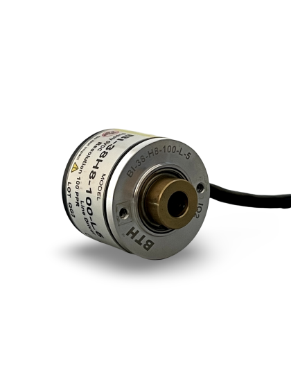 BI-38-H8-100-L-5||Incremental Rotary Encoder, Hollow Type, Diameter 38mm, Hollow Diameter 8mm, PPR 100, Line Driver, 5V DC