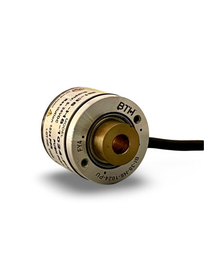BI-38-H8-1024-PU||Incremental Rotary Encoder, Hollow Type, Diameter 38mm, Hollow Diameter 8mm, PPR 1024, Push Pull, 5~24V DC