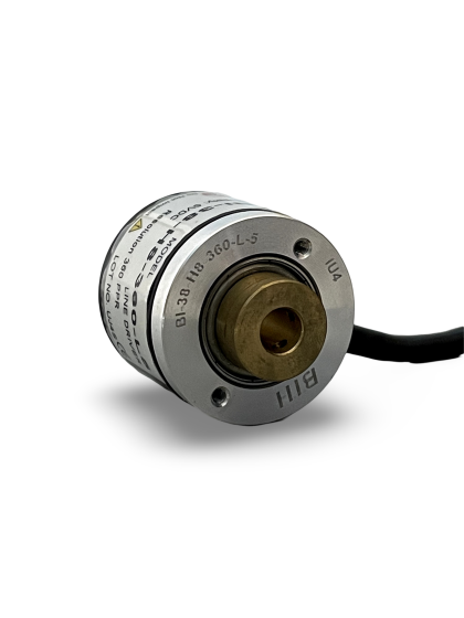 BI-38-H8-360-L-5||Incremental Rotary Encoder, Hollow Type, Diameter 38mm, Hollow Diameter 8mm, PPR 360, Line Driver, 5V DC