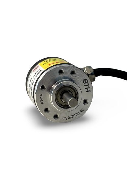 BI-38S-250-L5||Incremental Rotary Encoder, Diameter 38mm, Shaft Type, Shaft Diameter 6mm, PPR 250, Line Driver, 5V DC