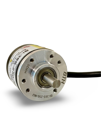 BI-38S-250-NU||Incremental Rotary Encoder, Diameter 38mm, Shaft Type, Shaft Diameter 6mm, PPR 250, NPN, 5~24V DC