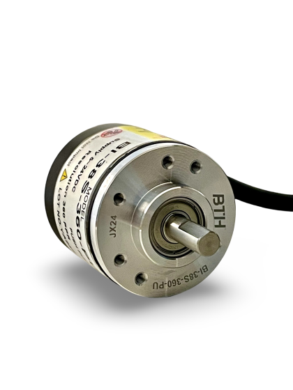 BI-38S-360-PU||Incremental Rotary Encoder, Diameter 38mm, Shaft Type, Shaft Diameter 6mm, PPR 360, Push Pull, 5~24V DC