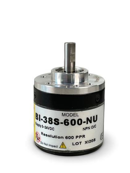 BI-38S-600-NU||Incremental Rotary Encoder, Diameter 38mm, Shaft Type, Shaft Diameter 6mm, PPR 600, NPN, 5~24V DC