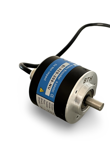 BI-52S-200-NU||Incremental Rotary Encoder, Diameter 52mm, Shaft Type, Shaft Diameter 8mm, PPR 200, NPN, 5~24V DC