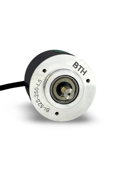 BI-52S-250-L-5||Incremental Rotary Encoder, Diameter 52mm, Shaft Type, Shaft Diameter 8mm, PPR 250, Line Driver, 5V DC