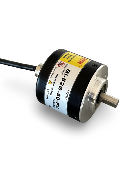 BI-52S-30-PU||Incremental Rotary Encoder, Diameter 52mm, Shaft Type, Shaft Diameter 8mm, PPR 30, Push Pull, 5~24V DC