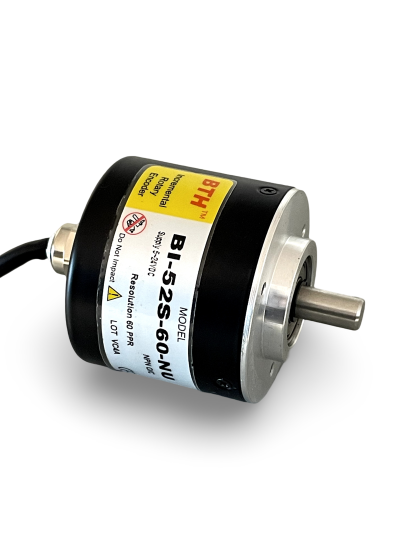 BI-52S-60-NU||Incremental Rotary Encoder, Diameter 52mm, Shaft Type, Shaft Diameter 8mm, PPR 60, NPN, 5~24V DC