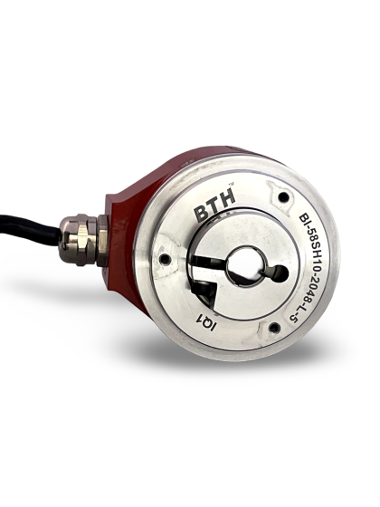 BI-58H10-2048-L-5||Incremental Rotary Encoder, Hollow Type, Diameter 58mm, Hollow Diameter 10mm, PPR 2048, Line Driver, 5V DC