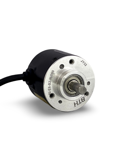 BI-E6-B2-N-100||Incremental Rotary Encoder, Diameter 38mm, Shaft Type, Shaft Diameter 6mm, PPR 100, NPN, 5~24V DC, AB Output