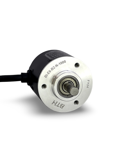 BI-E6-B2-N-1000||Incremental Rotary Encoder, Diameter 38mm, Shaft Type, Shaft Diameter 6mm, PPR 1000, NPN, 5~24V DC, AB Output