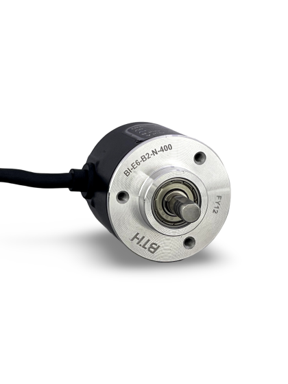BI-E6-B2-N-400||Incremental Rotary Encoder, Diameter 38mm, Shaft Type, Shaft Diameter 6mm, PPR 400, NPN, 5~24V DC, AB Output