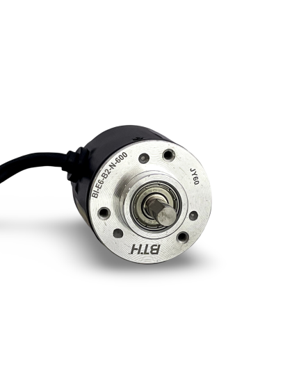 BI-E6-B2-N-600||Incremental Rotary Encoder, Diameter 38mm, Shaft Type, Shaft Diameter 6mm, PPR 600, NPN, 5~24V DC, AB Output