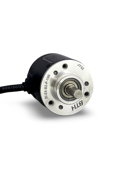BI-E6-B2-P-100||Incremental Rotary Encoder, Diameter 38mm, Shaft Type, Shaft Diameter 6mm, PPR 100, Push Pull, 5~24V DC, AB Output
