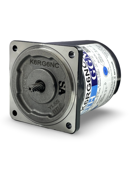 K6RG6NC ||Single Phase 6 Watt Reversible Motor, Pinion Shaft, Flange 60mm