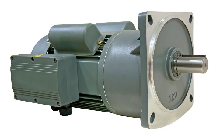 GV28-400W-50A ||Single Phase AC Medium Geared Motor, 400Watt, Ratio 1:50, Shaft Diameter 28mm, Vertical Mounting