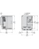 Schneider ATV310HU30N4E, Easy Altivar 310, heavy duty, 3kW, 4hp, normal duty, 4kW, 5hp, 380 to 460V, without EMC