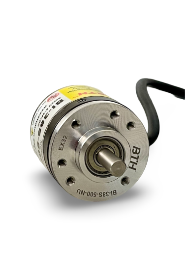 BI-38S-500-NU||Incremental Rotary Encoder, Diameter 38mm, Shaft Type, Shaft Diameter 6mm, PPR 500, NPN, 5~24V DC