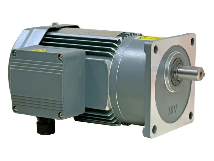 GV18-200W-10S ||Three Phase AC Medium Geared Motor, 200Watt, Ratio 1:10, Shaft Diameter 16mm, Vertical Mounting